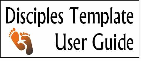 Disciples Template User Guide logo